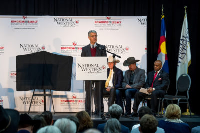 National Western Center Check Presentation